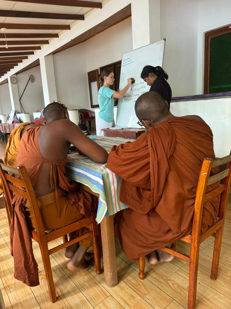 Teach English to Children & Buddhist Monks